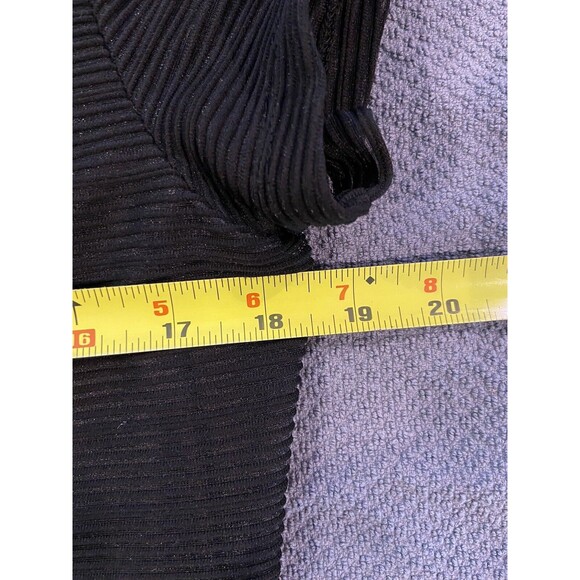 PREMISE Women Black Short Sleeve 2 In 1 Top. Size Medium - Picture 5 of 9